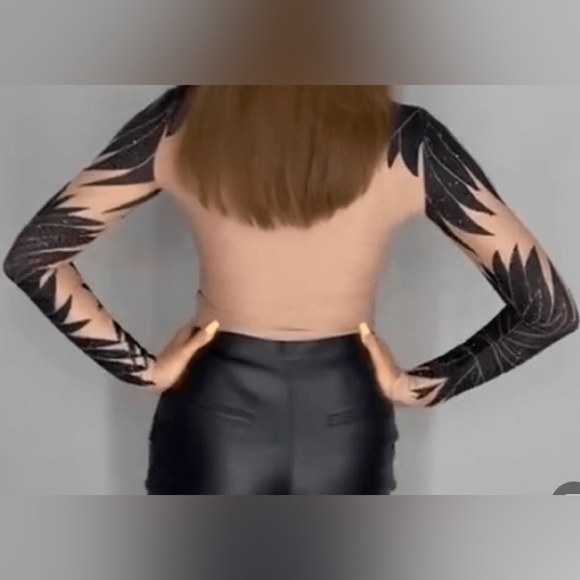 *****SOLD*****Beaded Bodysuit - Picture 5 of 6